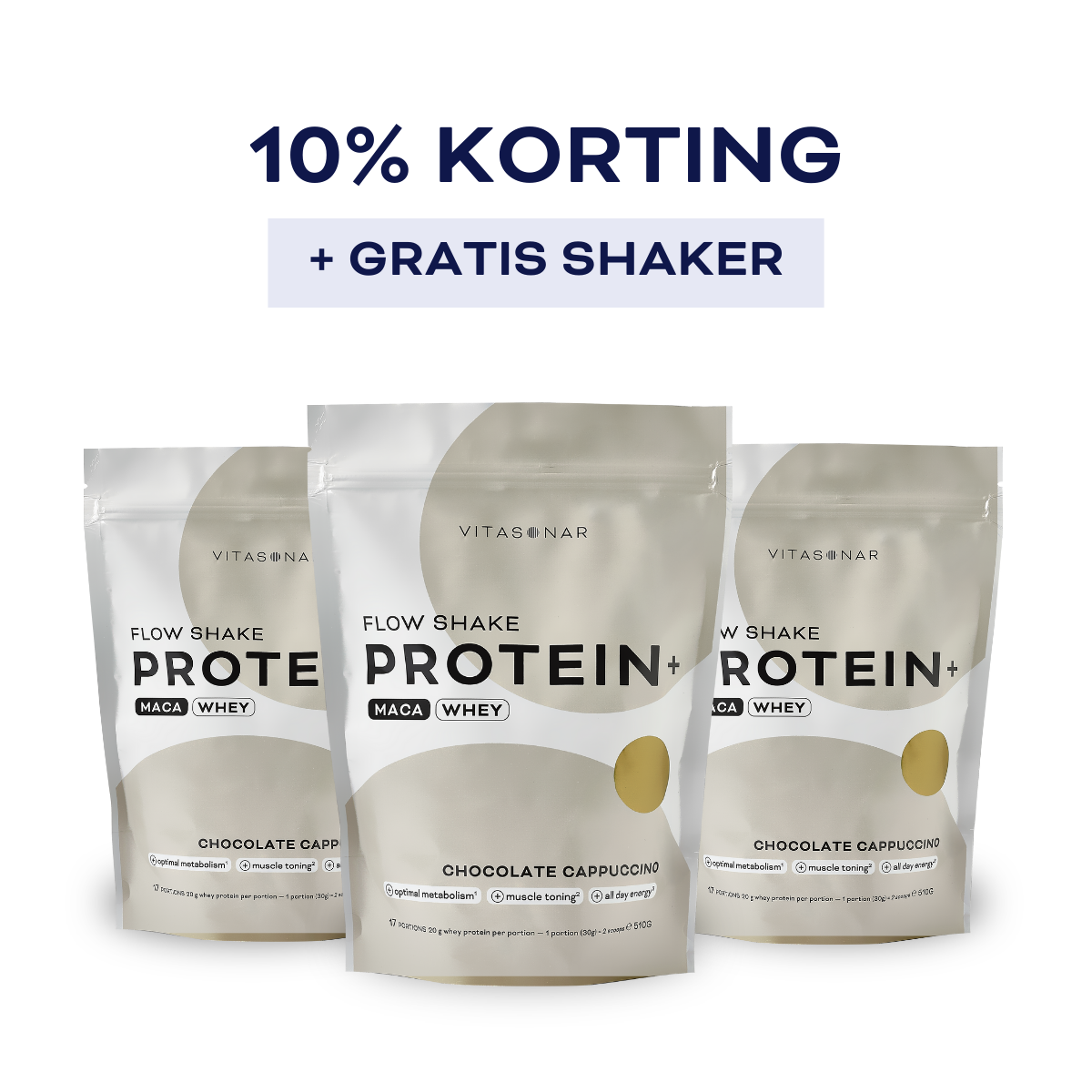 FLOW SHAKE PROTEIN+ - CHOCOLATE CAPPUCCINO