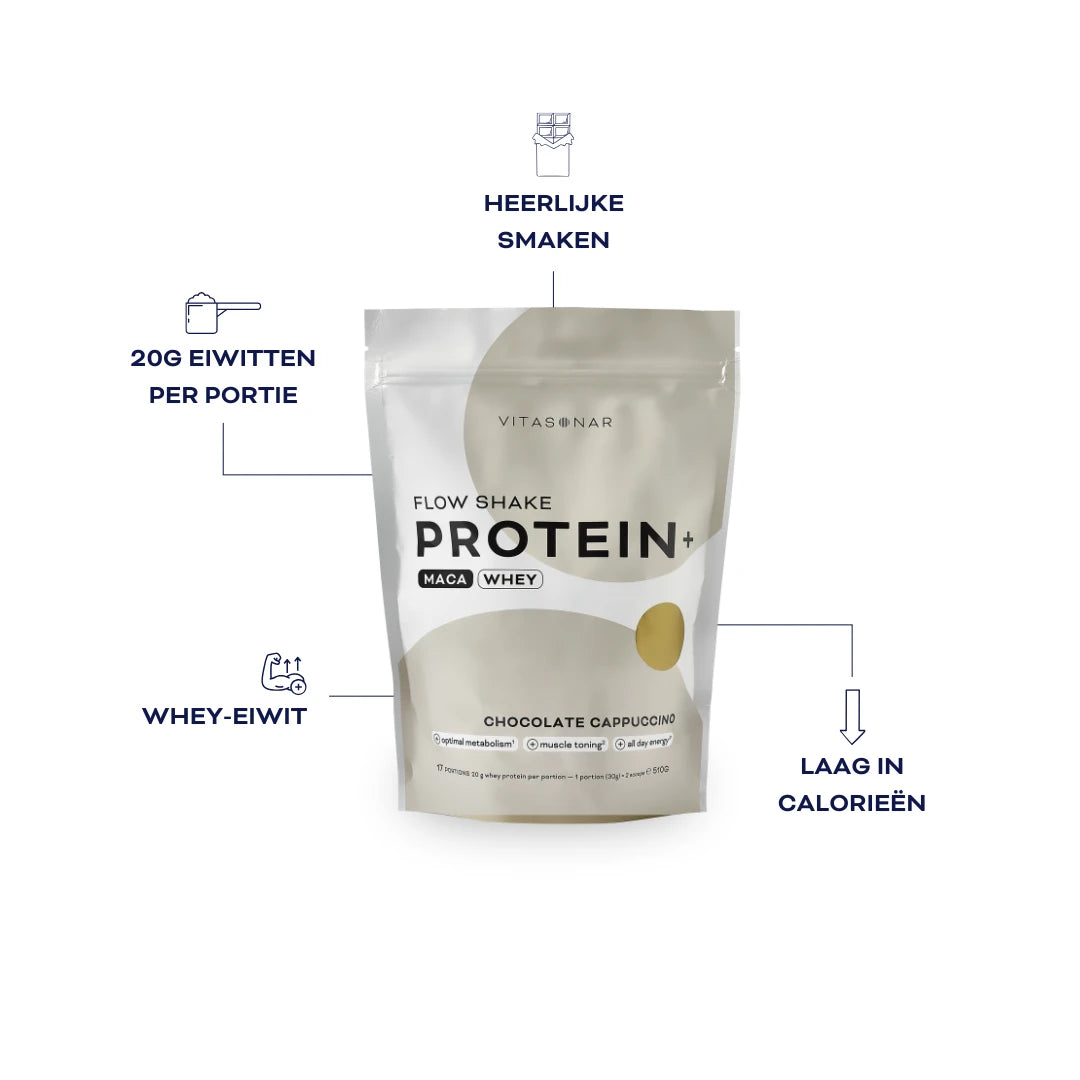 FLOW SHAKE PROTEIN+ - CHOCOLATE CAPPUCCINO