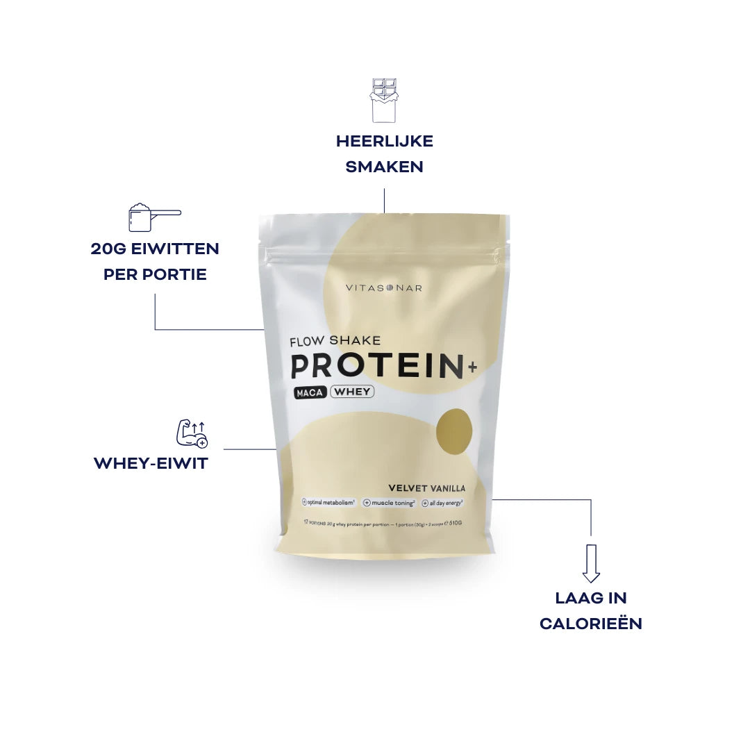 FLOW SHAKE PROTEIN+ - VELVET VANILLA