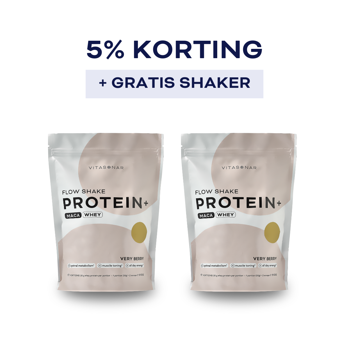 FLOW SHAKE PROTEIN+ - VERY BERRY