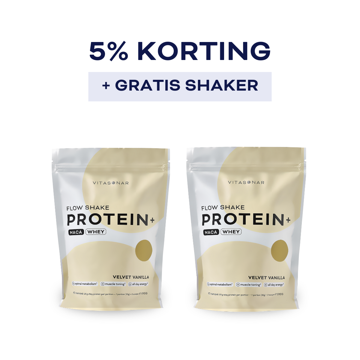 FLOW SHAKE PROTEIN+ - VELVET VANILLA