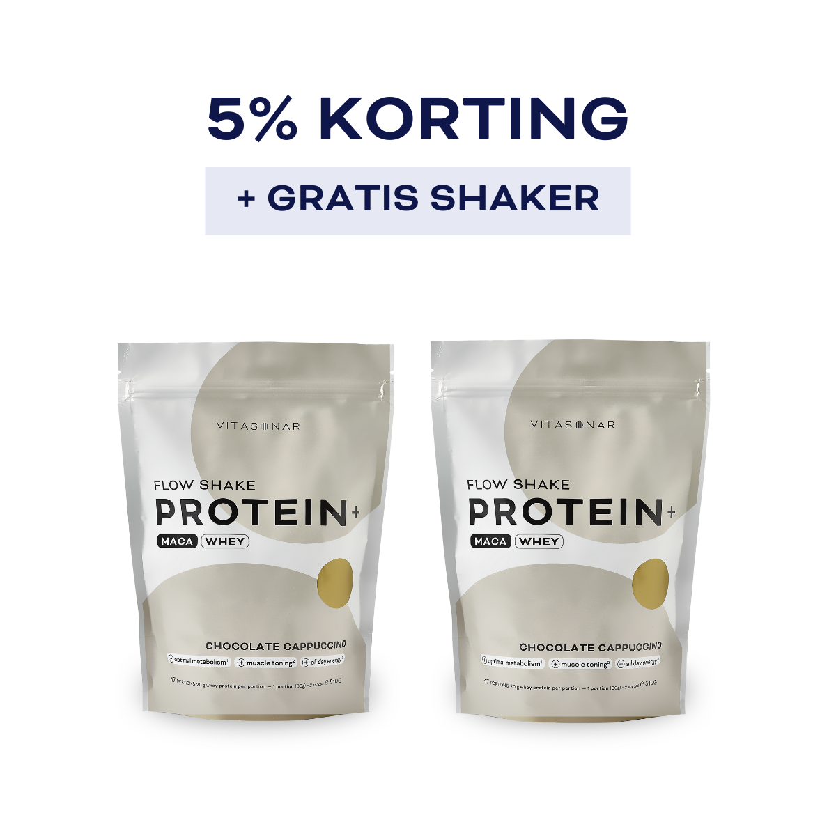 FLOW SHAKE PROTEIN+ - CHOCOLATE CAPPUCCINO