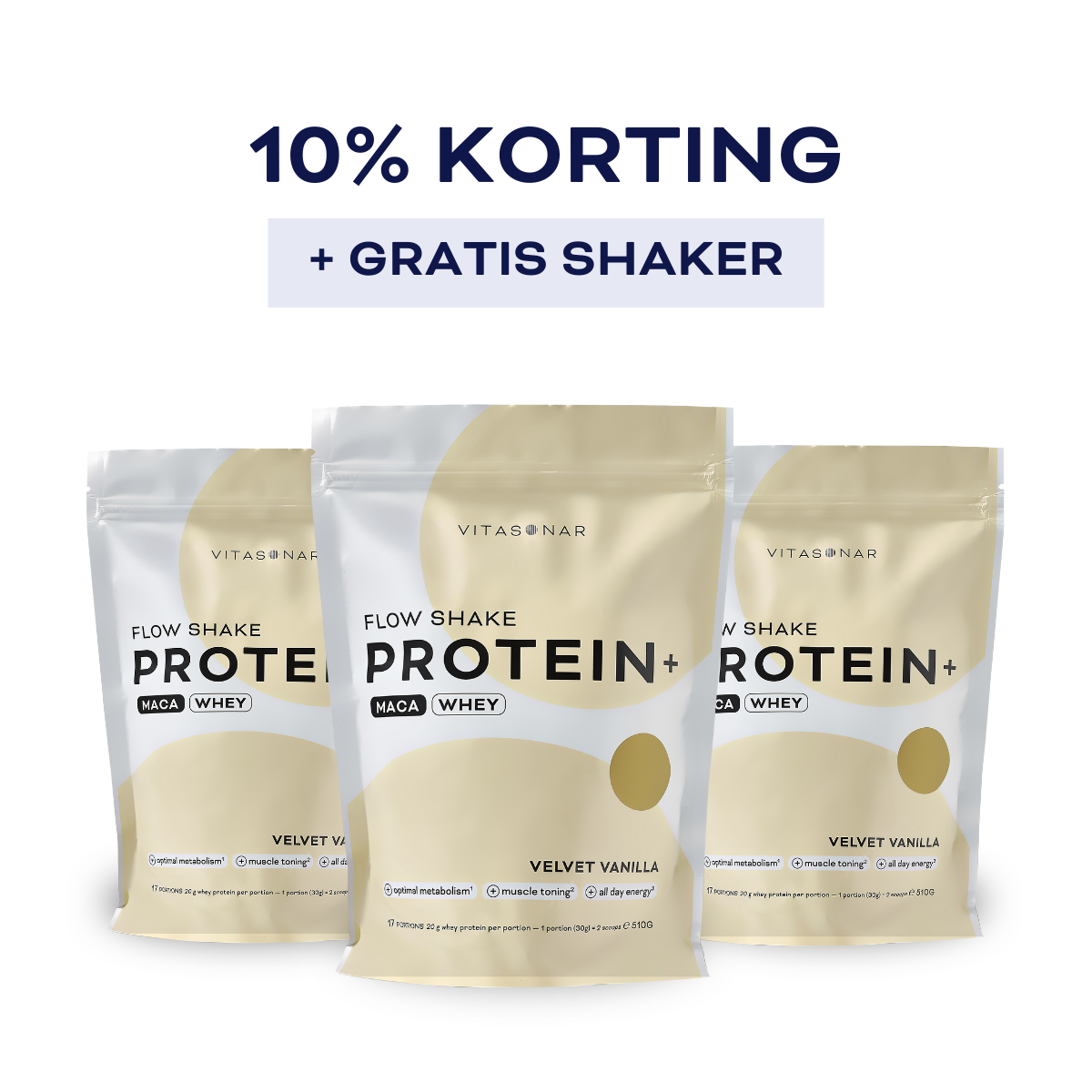 FLOW SHAKE PROTEIN+ - VELVET VANILLA