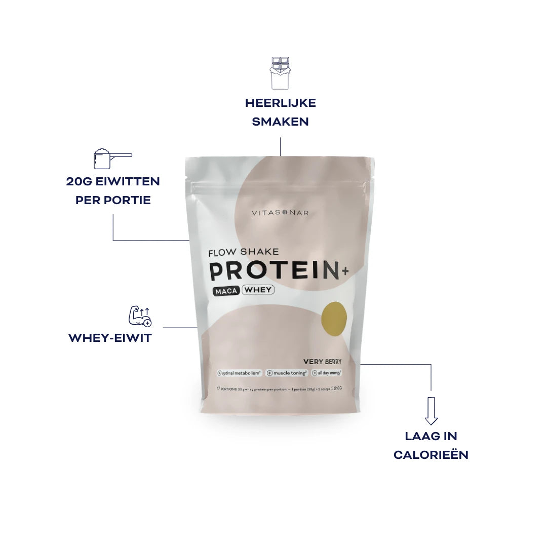 Flow Shake Protein+ - Very Berry